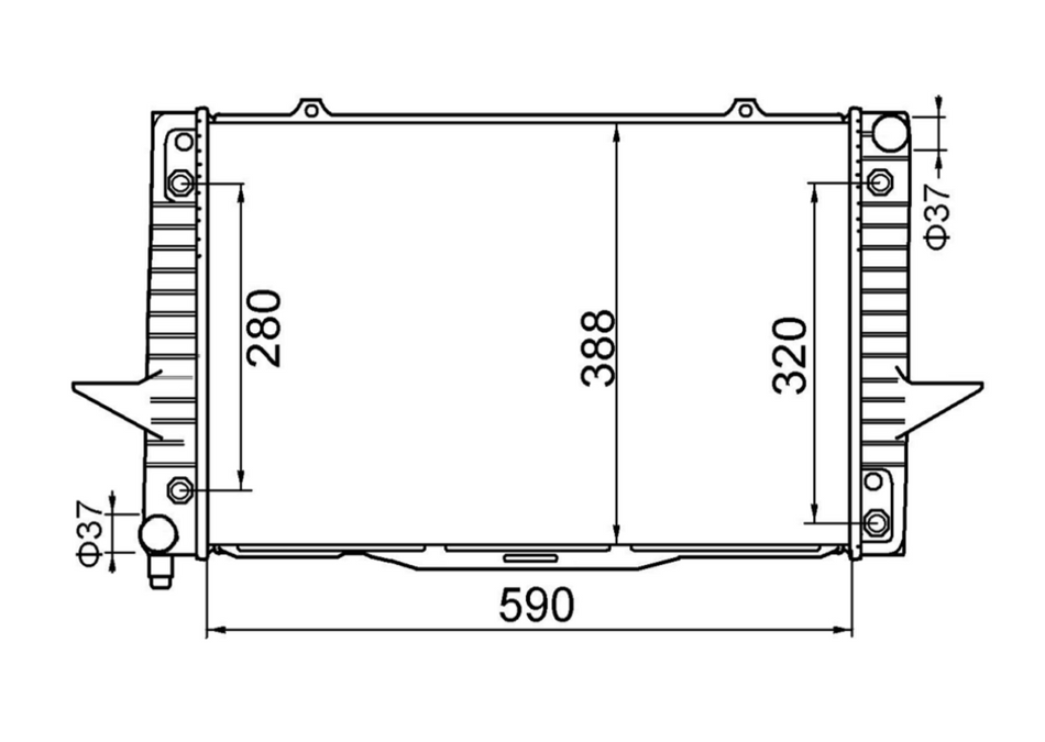 Volvo 850 S70 V70 C70 4-Door Radiator / VL34017