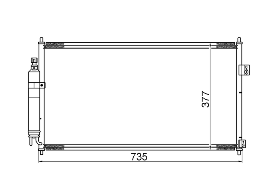 Nissan X-Trail 4D Wagon 4WD Condenser / CNI19049