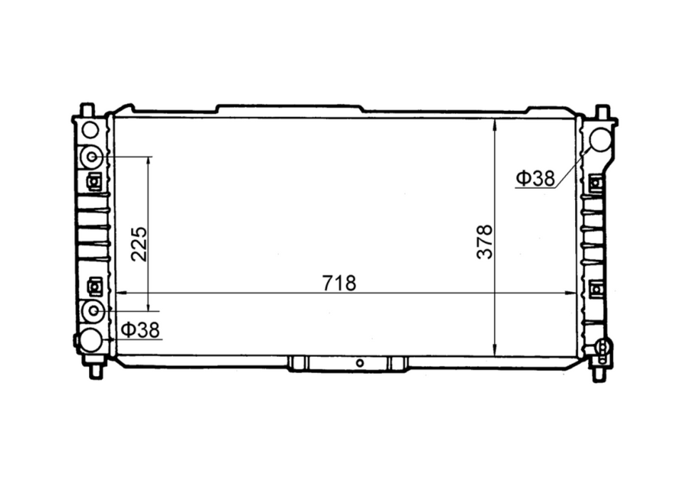 Ford Probe ST/SU/SV V6 2.5L Radiator / FD16035