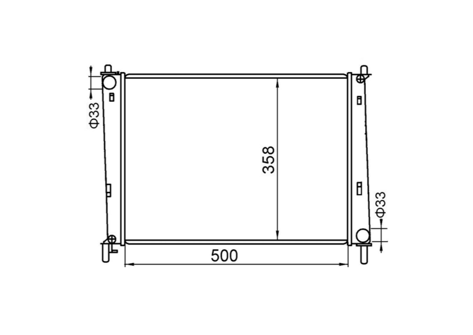 Ford Festiva WP 3/5-Door Radiator / FD16053