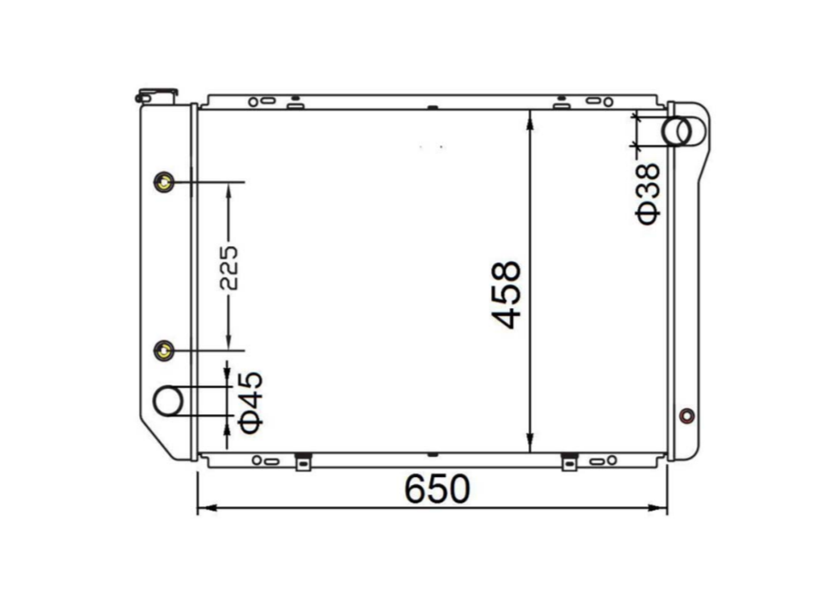 Ford Falcon XF Full Aluminium Radiator / FD16054A