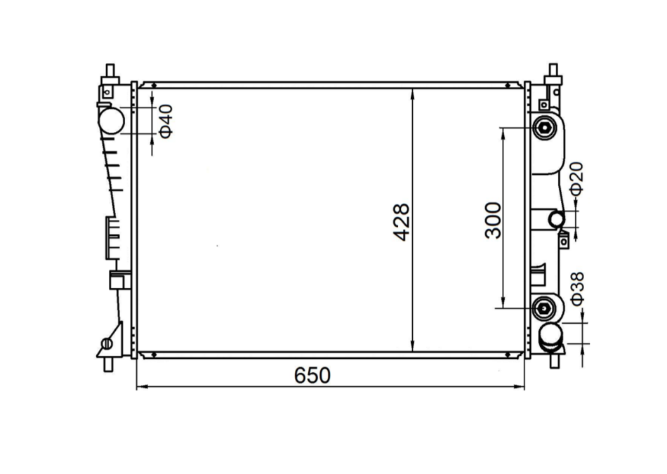 Ford Falcon FG Radiator / FD16057