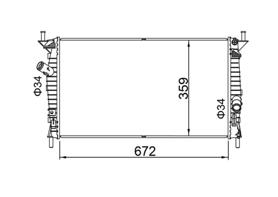 Ford Focus LS/LT/LV Radiator / FD16058