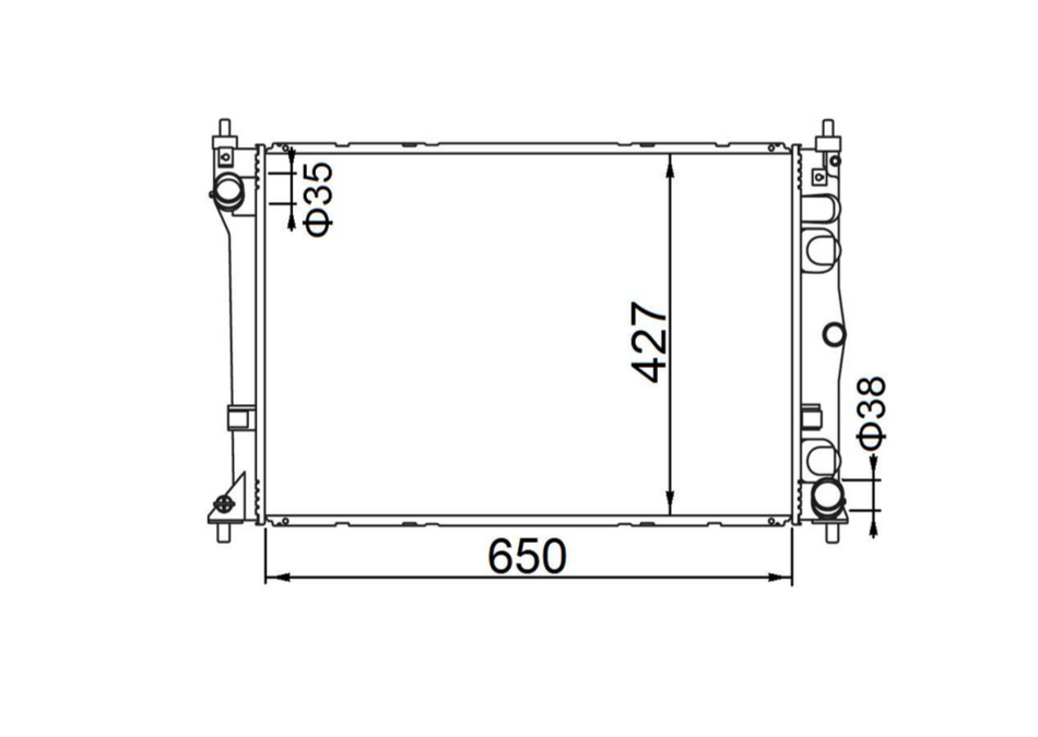 Ford Falcon BA/BF V6 Manual Radiator / FD16059