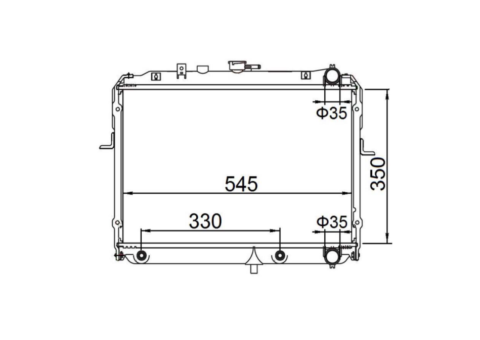 Ford Econovan E200 Radiator / FD16063