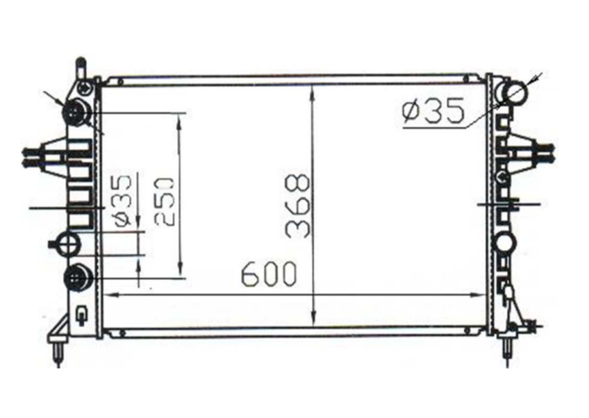 Holden Astra Zafira TS 1.8L/2.0L Radiator / HD22012