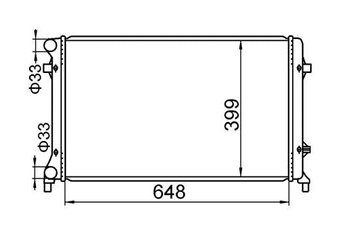 Audi A3 3/5-Door 1.6L V4 Radiator / AD74022