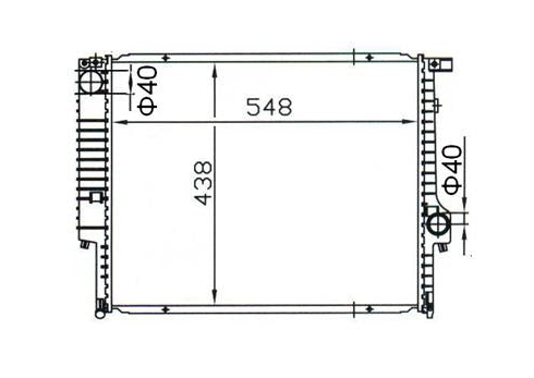 BMW E30 320i/325i Manual Radiator / BM27011