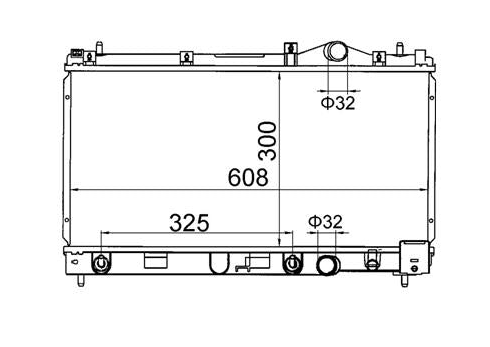 Chrysler Neon 4-Door 2.0L Radiator / CH33016