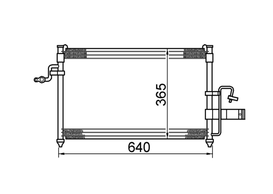 Daewoo Nubira Condenser / CDW42015