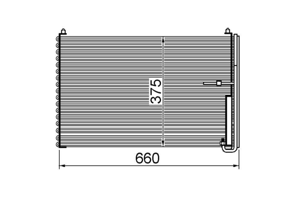 Ford Falcon EF EL Condenser / CFD16014B