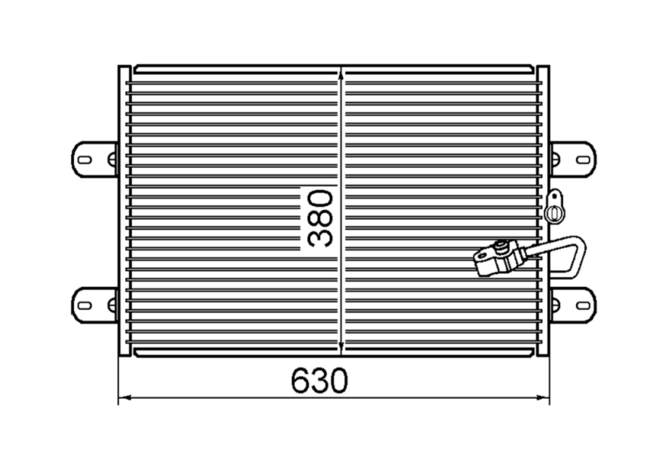 Ford Falcon BA BF V6 Condenser / CFD16016