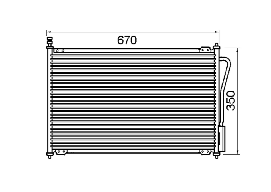 Ford Focus LR Condenser / CFD16019