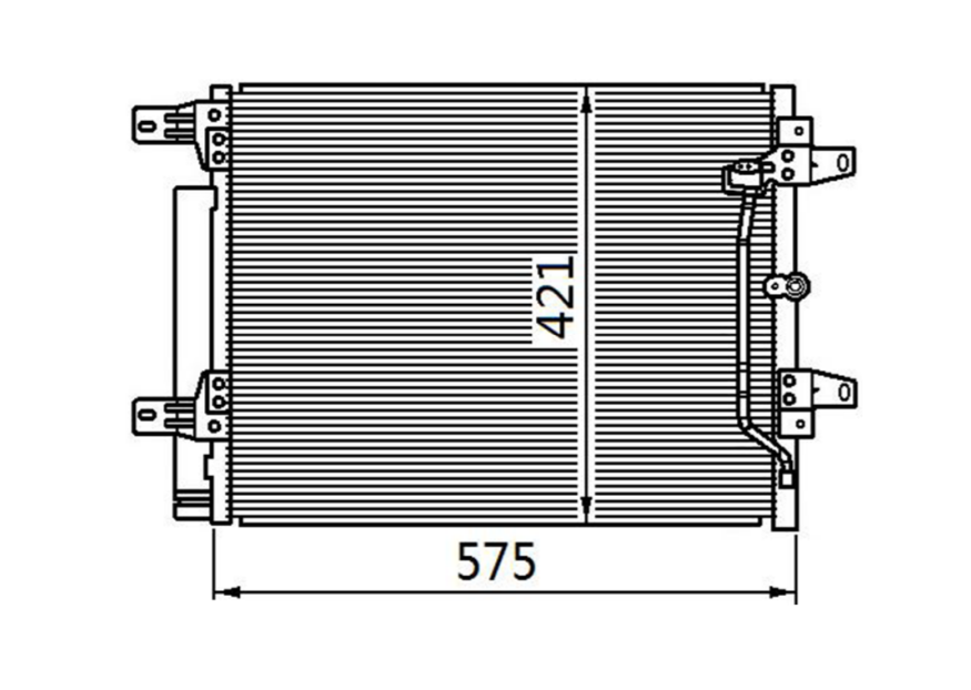 Ford Falcon FG Condenser / CFD16057