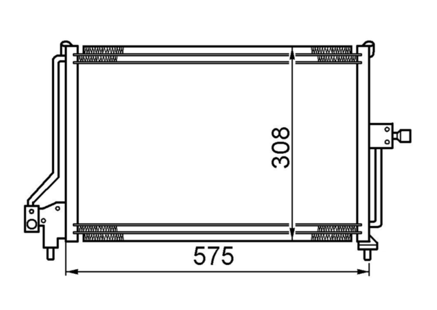 Holden Barina SB Condenser / CHD22013