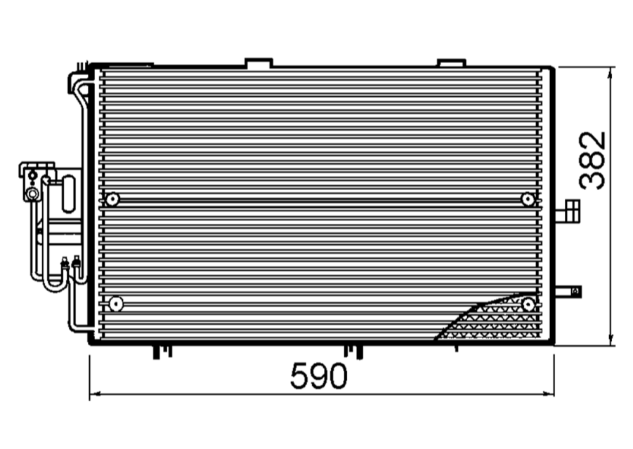 Holden Barina XC Combo XC Condenser / CHD22028A