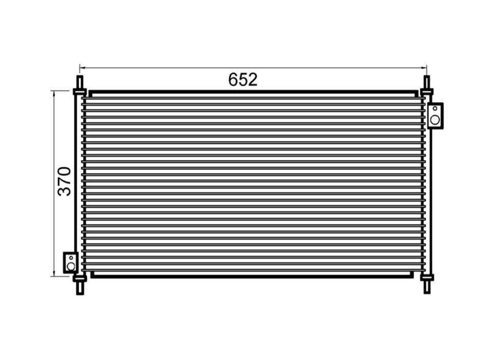 Honda Accord CG CK 2.3L Condenser / CHO17014