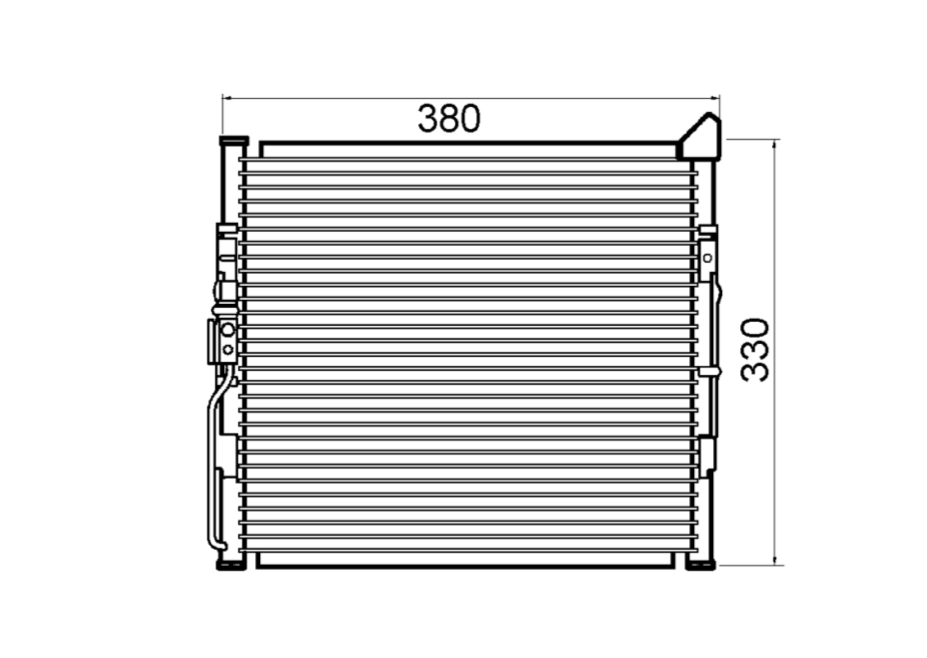 Honda Civic EG CRX EG Condenser / CHO17017A