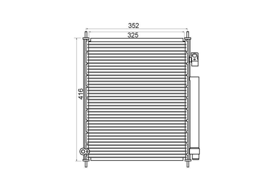 Honda Jazz 1.3L Condenser / CHO17026
