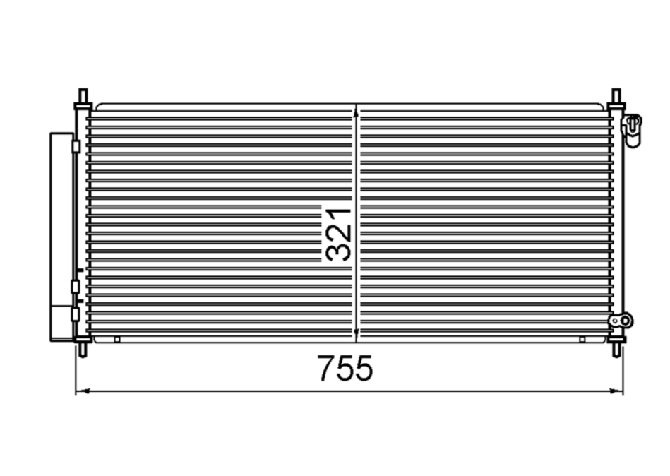 Honda Jazz 1.6L Condenser / CHO17029