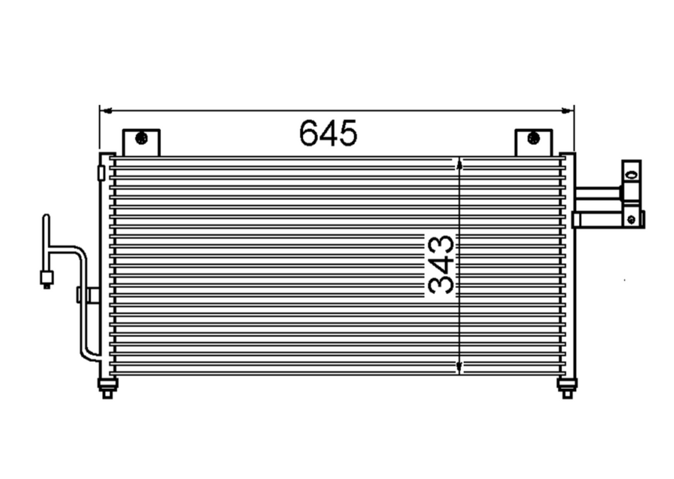 Honda Civic Condenser / CHO17039