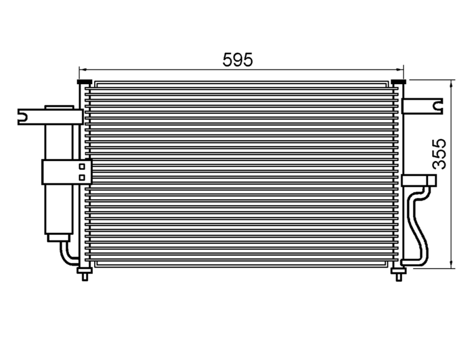 Hyundai Accent 2000 DOHC Condenser / CHY21012