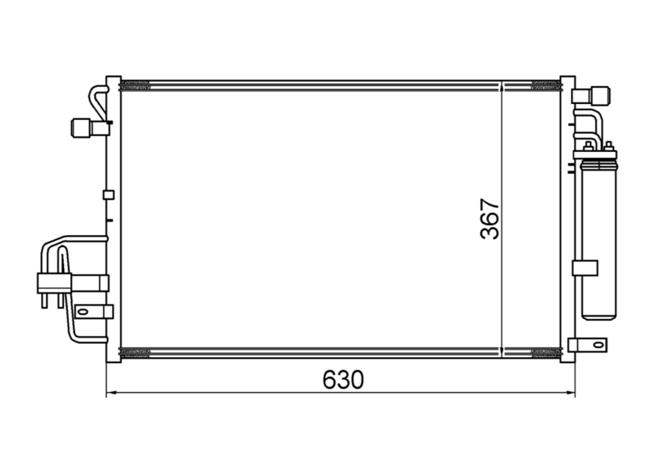 Hyundai Tucson Wagon Condenser / CHY21033