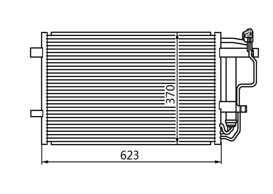 Mazda 3 4/5-Door SP25 Condenser / CMA23052