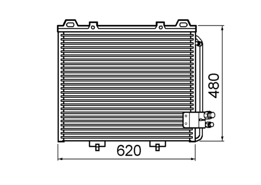 Mercedes-Benz E-Class W210 Condenser / CMB15023