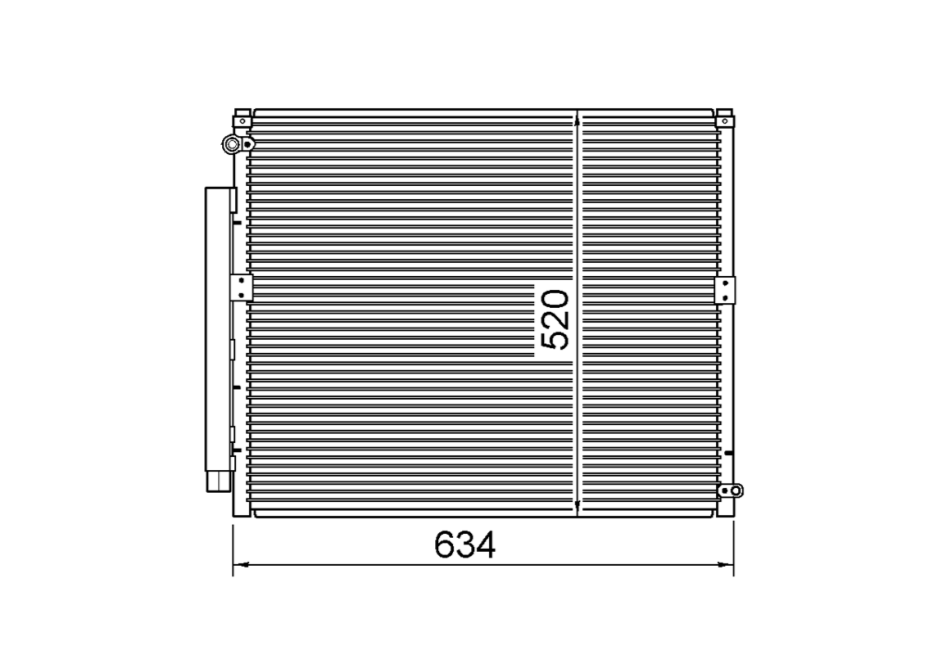 Toyota Landcruiser Prado 120 5VZ 3.4L Petrol V6 Condenser / CTY18102