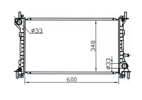 Ford Focus LR Radiator / FD16019