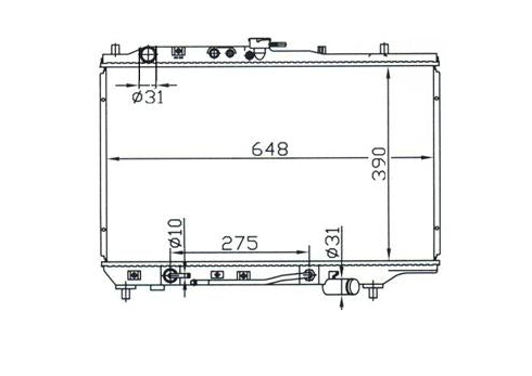 Ford Laser KF KH Radiator / FD16021