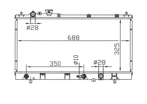 Ford Laser KN/KQ Radiator / FD16023
