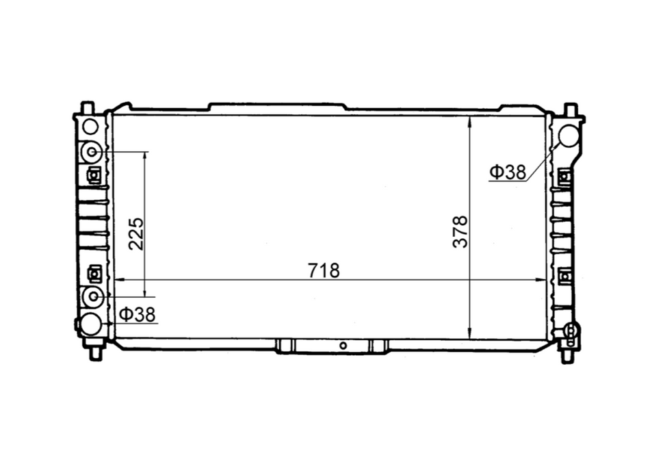 Ford Probe ST/SU/SV V6 2.5L Full Aluminium Radiator / FD16035A