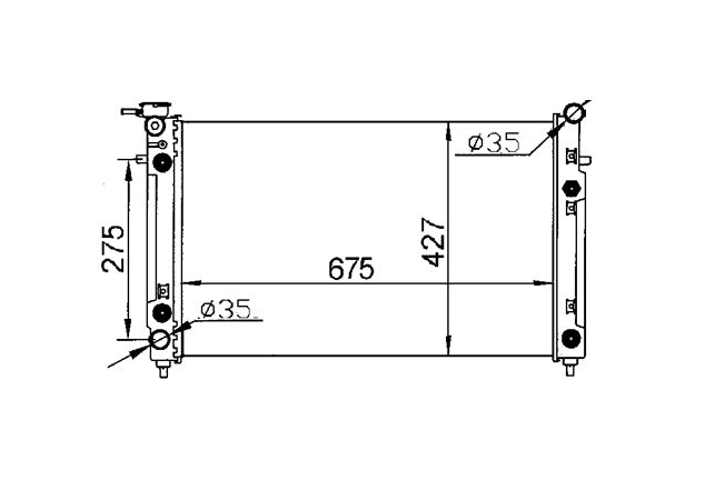 Holden Commodore VT V6 Radiator / HD22016