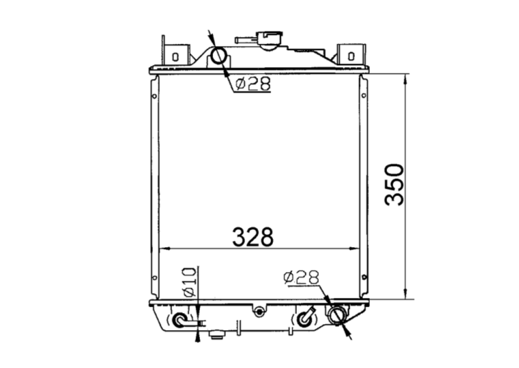 Holden Barina MF MH 1.3L Radiator / HD22020