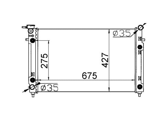 Holden Commodore VT V8 Radiator / HD22029