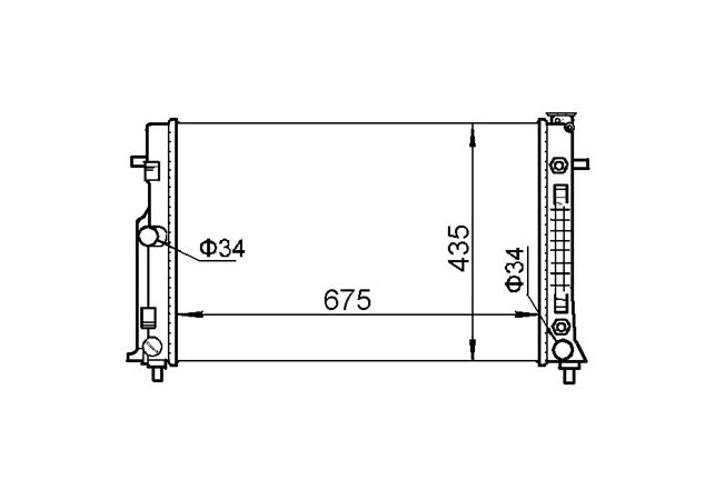 Holden Commodore VZ V8 Radiator / HD22036