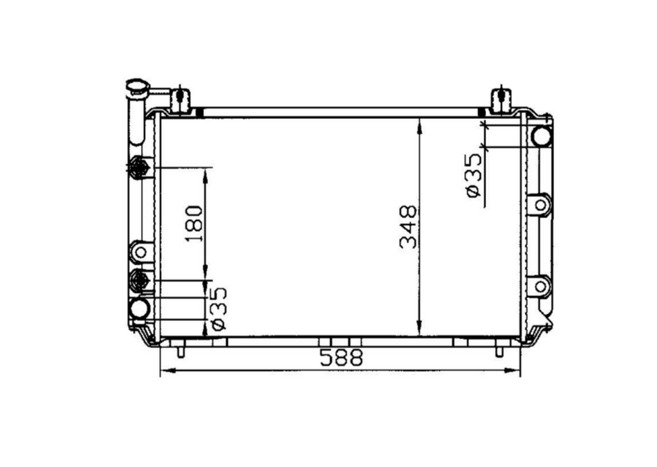 Holden Astra LD Radiator / HD22042