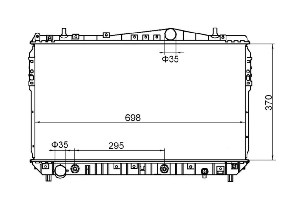 Holden Viva JF 4/5-Door Wagon Radiator / HD22046