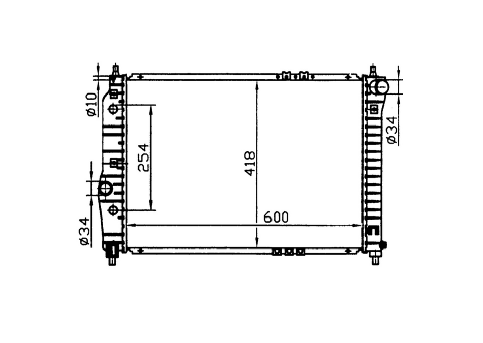Holden Barina TK Radiator / HD22048