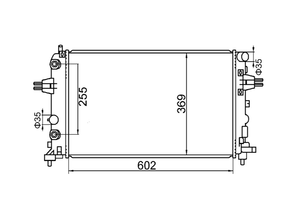 Holden Astra AH 1.8L Radiator / HD22051