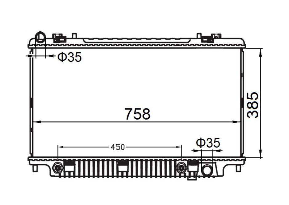 Holden Commodore VE V6 Radiator / HD22052