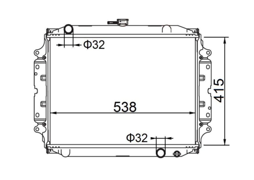Holden Rodeo TF G3 G6 2.5L/2.8L Diesel Manual Radiator / HD22059 ...