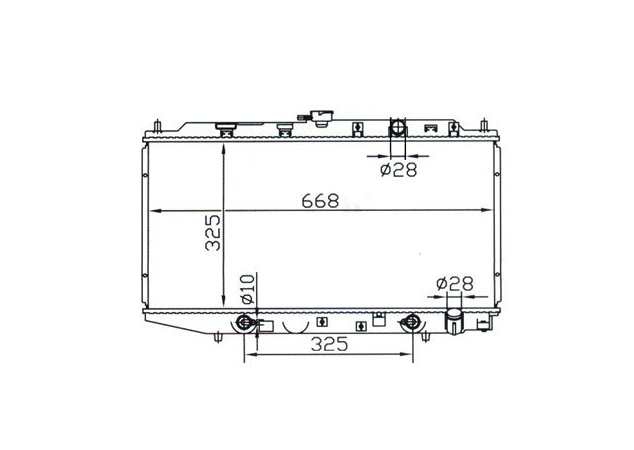 Honda Civic EG Radiator / HO17016