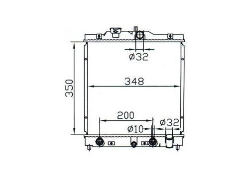 Honda Civic EG EH EK Radiator / HO17019