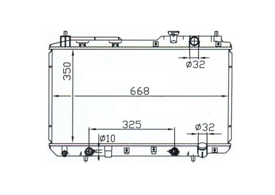 Honda CRV Wagon RD1 Radiator / HO17022