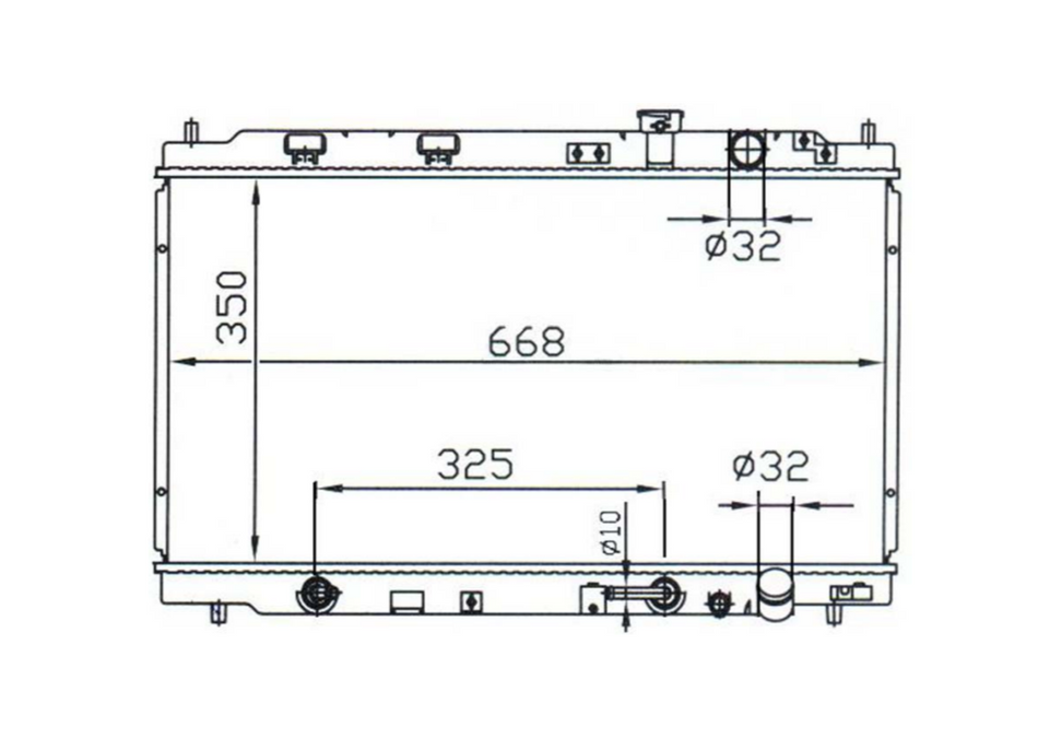 Honda Integra DC4 Radiator / HO17025
