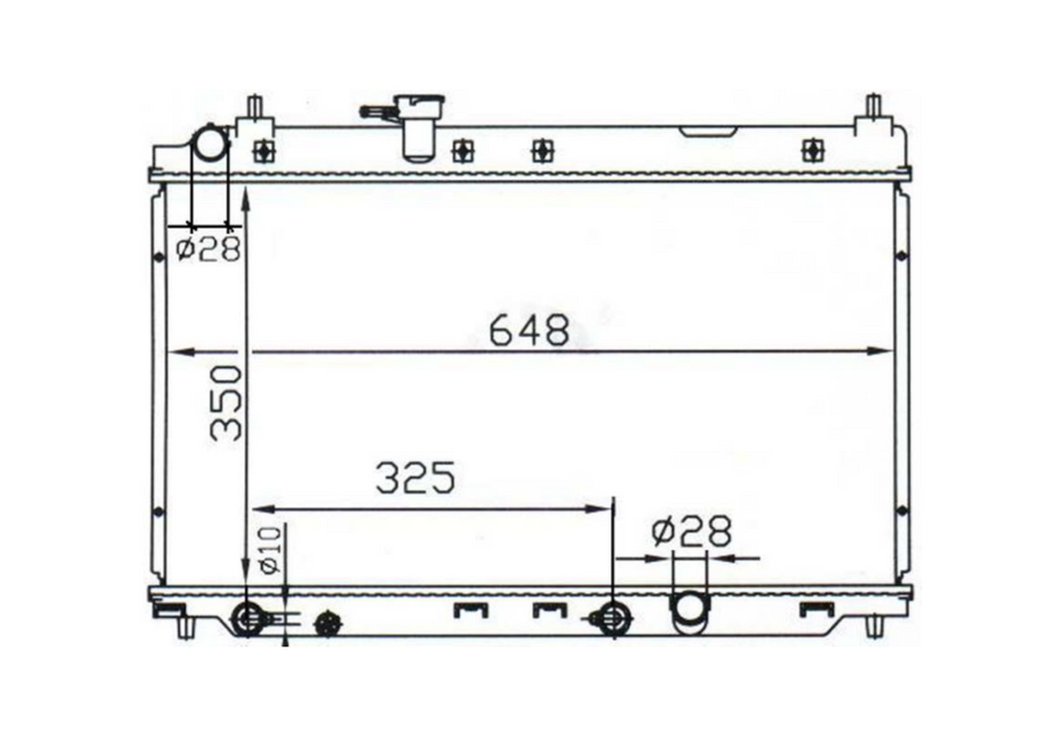 Honda Jazz 1.3L/1.5L Radiator / HO17028