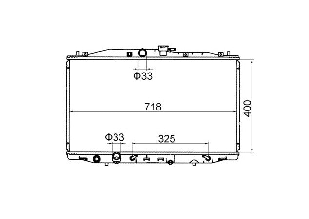 Honda Accord CL9 Euro Radiator / HO17046
